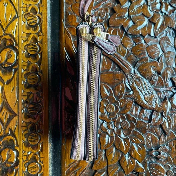 Coach contrast trim double corner wristlet / wallet BNWT - Picture 6 of 8